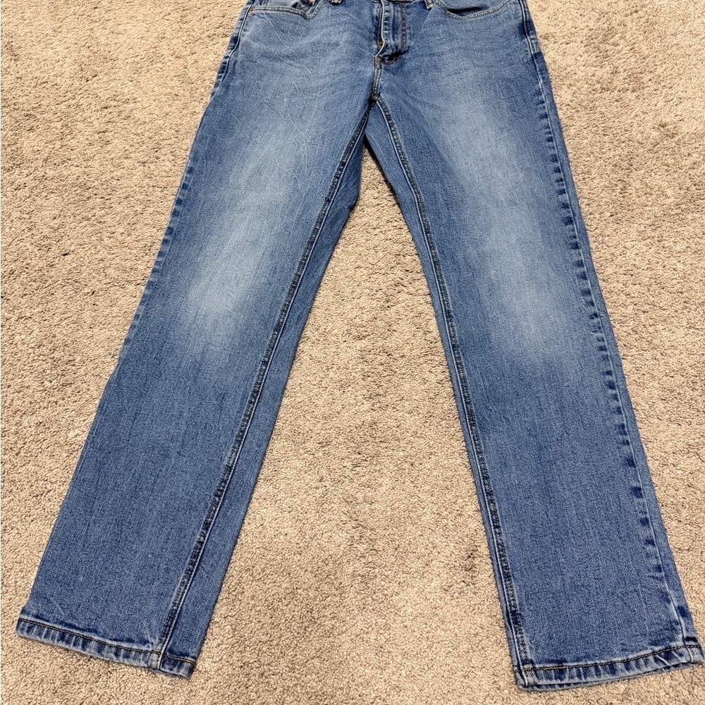 Levi’s Men’s Straight Leg Blue Jeans - Picture 1 of 6